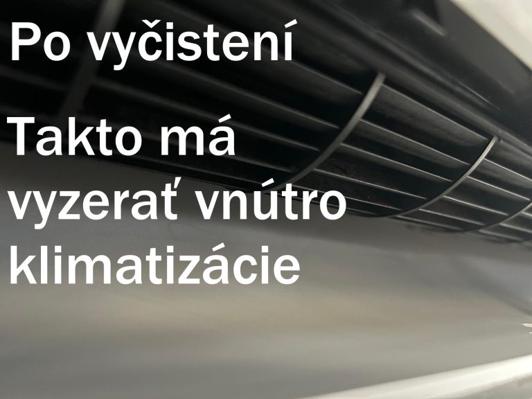 Profesionalne vyčistená, vydezinfikovaná a vyservisovaná klimatizácia od našej firmy, kde sa špecializujeme na čistenie